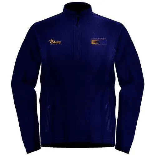 1/4 Zip Rockford YMCA Rowing Crew Fleece Pullover