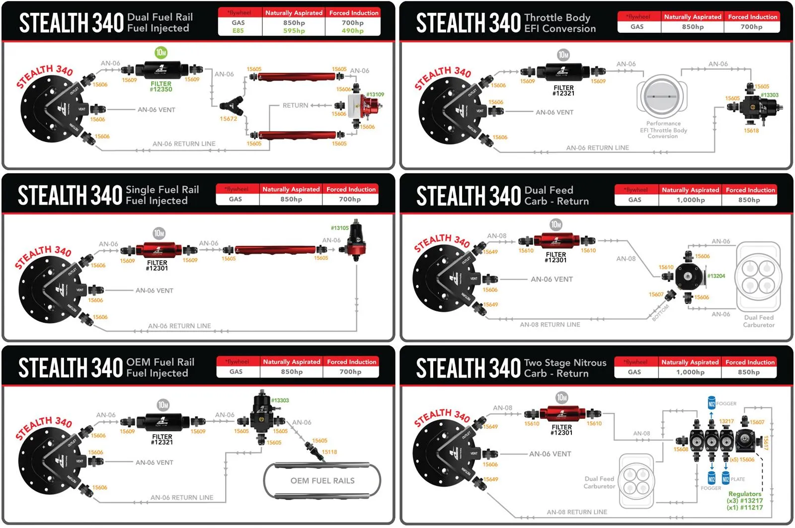 Aeromotive 340 Stealth Fuel Tanks 18334