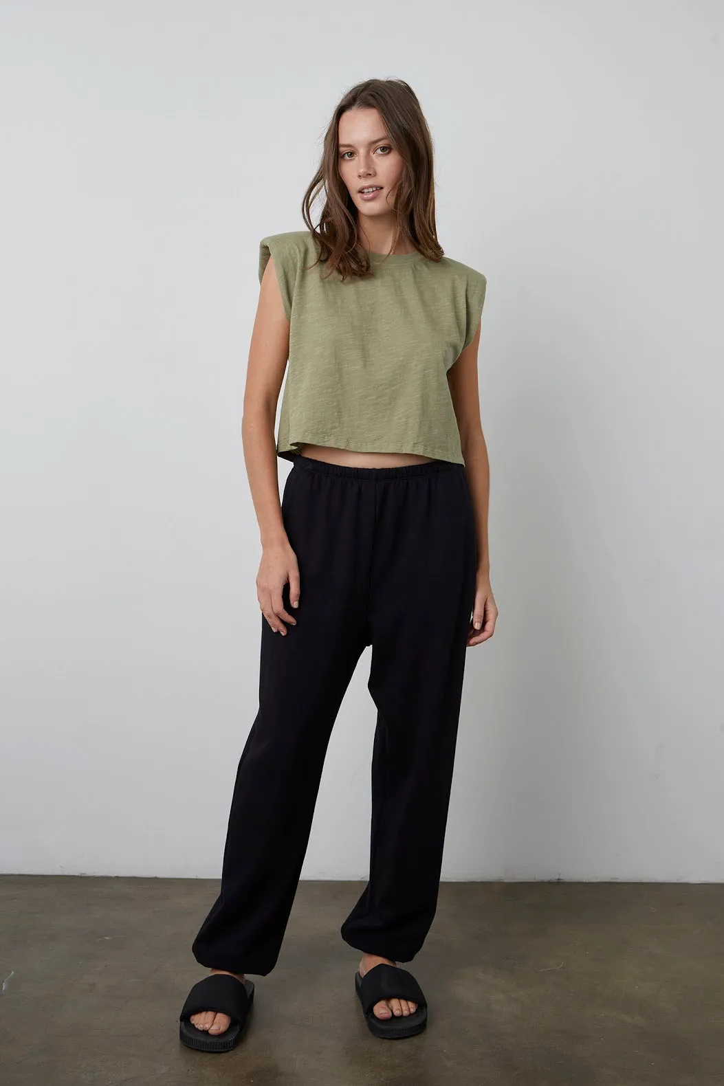 Alia | Cotton Slub Crop Tank