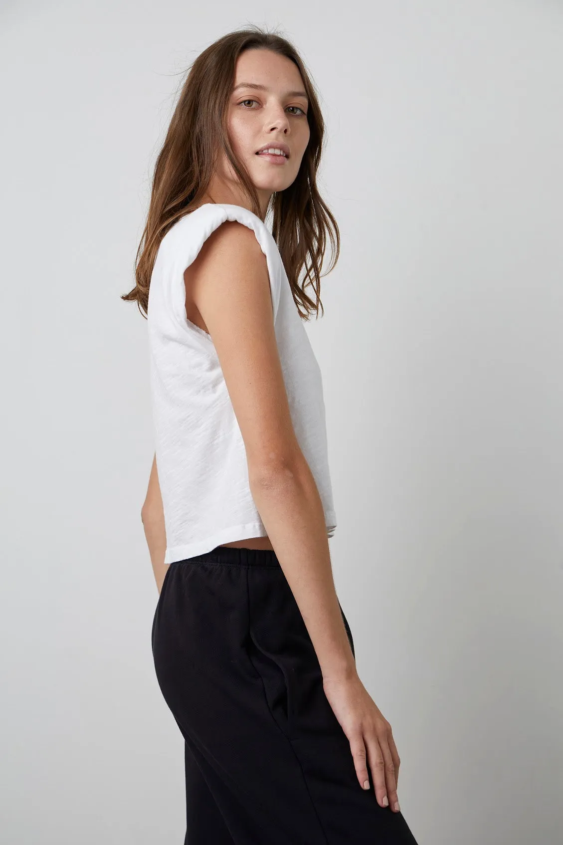 Alia | Cotton Slub Crop Tank