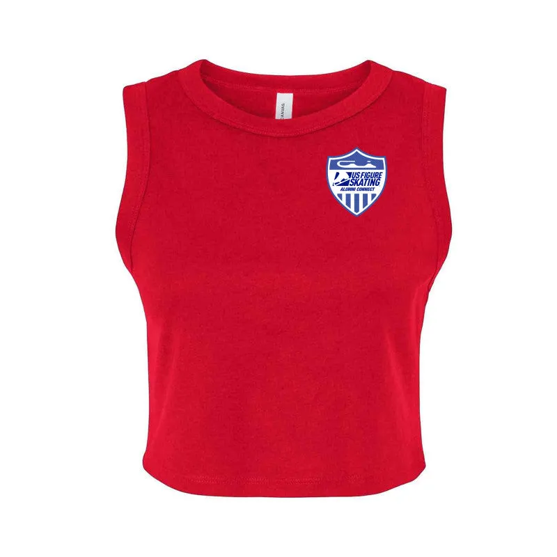 Alumni Connect, Premium Micro Rib Muscle Crop Tank