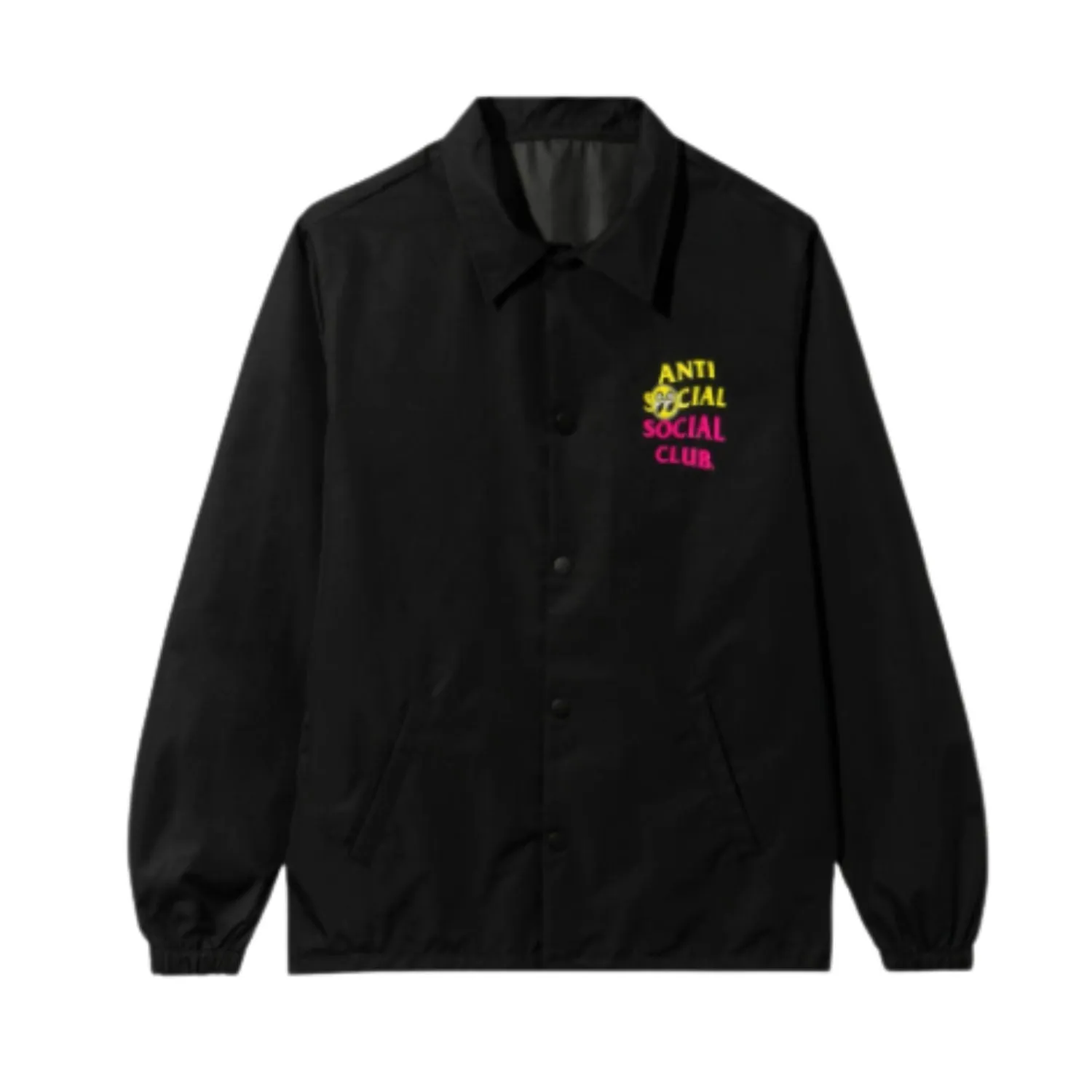 Anti Social Social Club X Mooneyes Curbed Coaches Jacket  Black