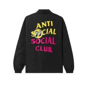 Anti Social Social Club X Mooneyes Curbed Coaches Jacket  Black