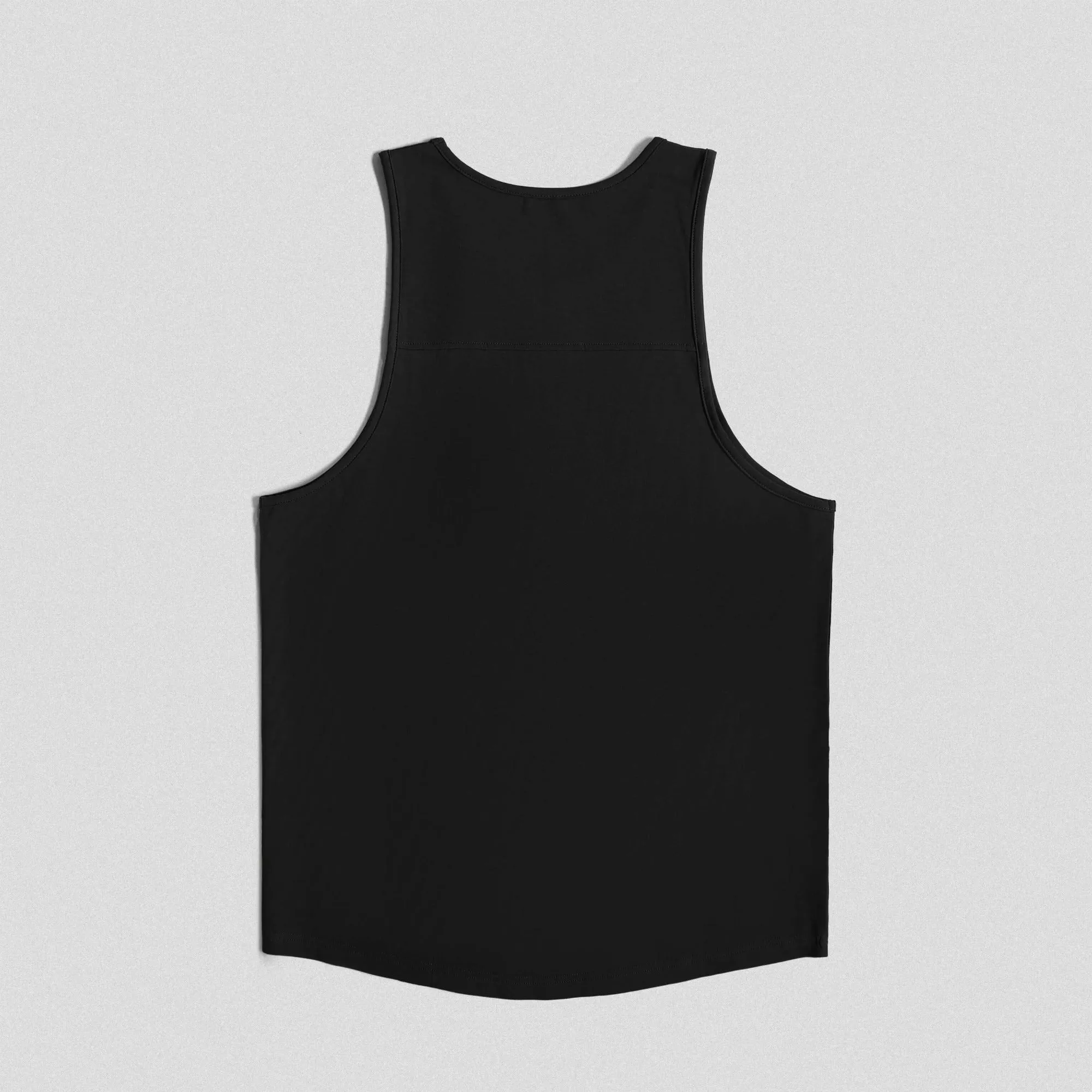 Ascend Scoop Hem Tank - Black