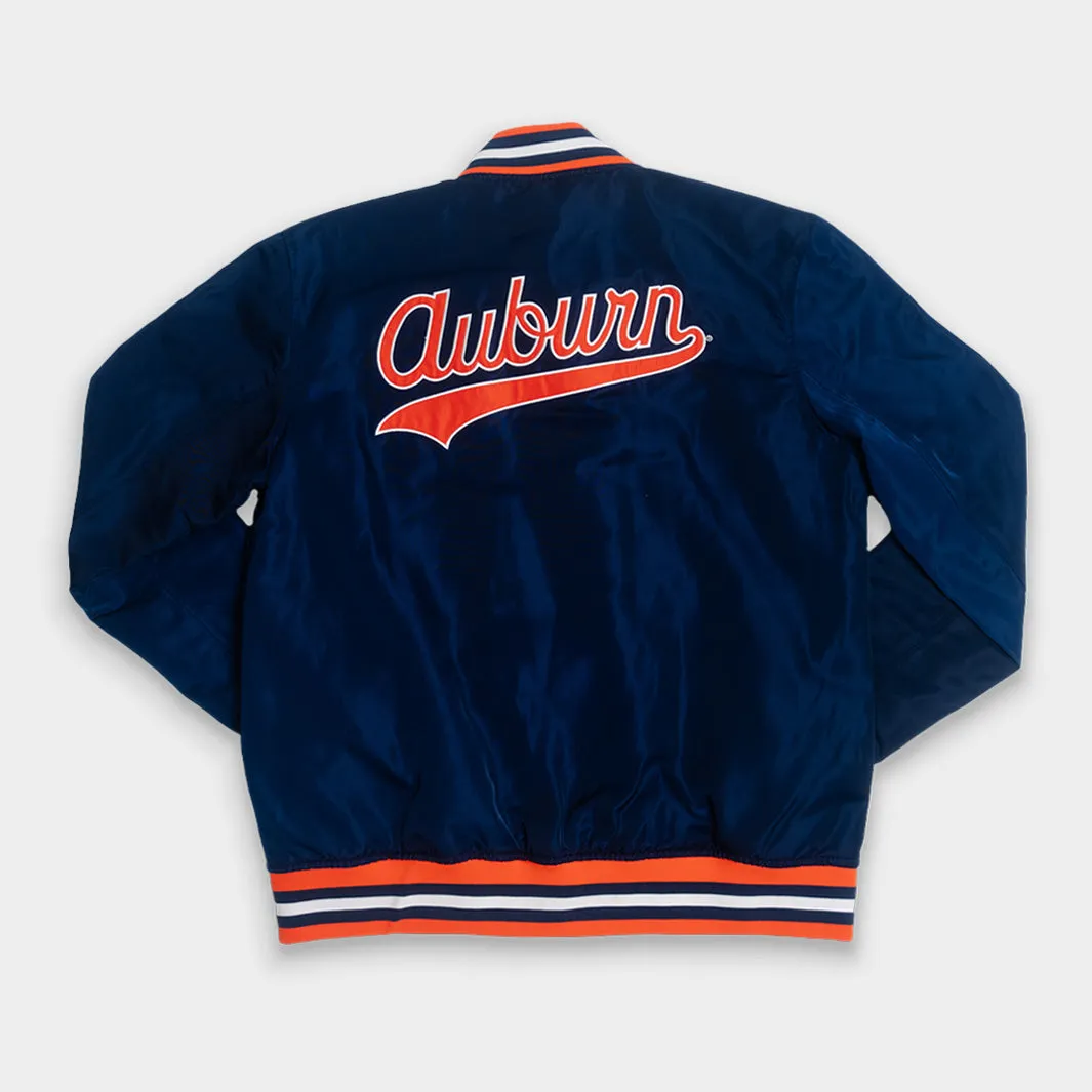 Auburn Tigers Retro War Eagle Logo Bomber Jacket