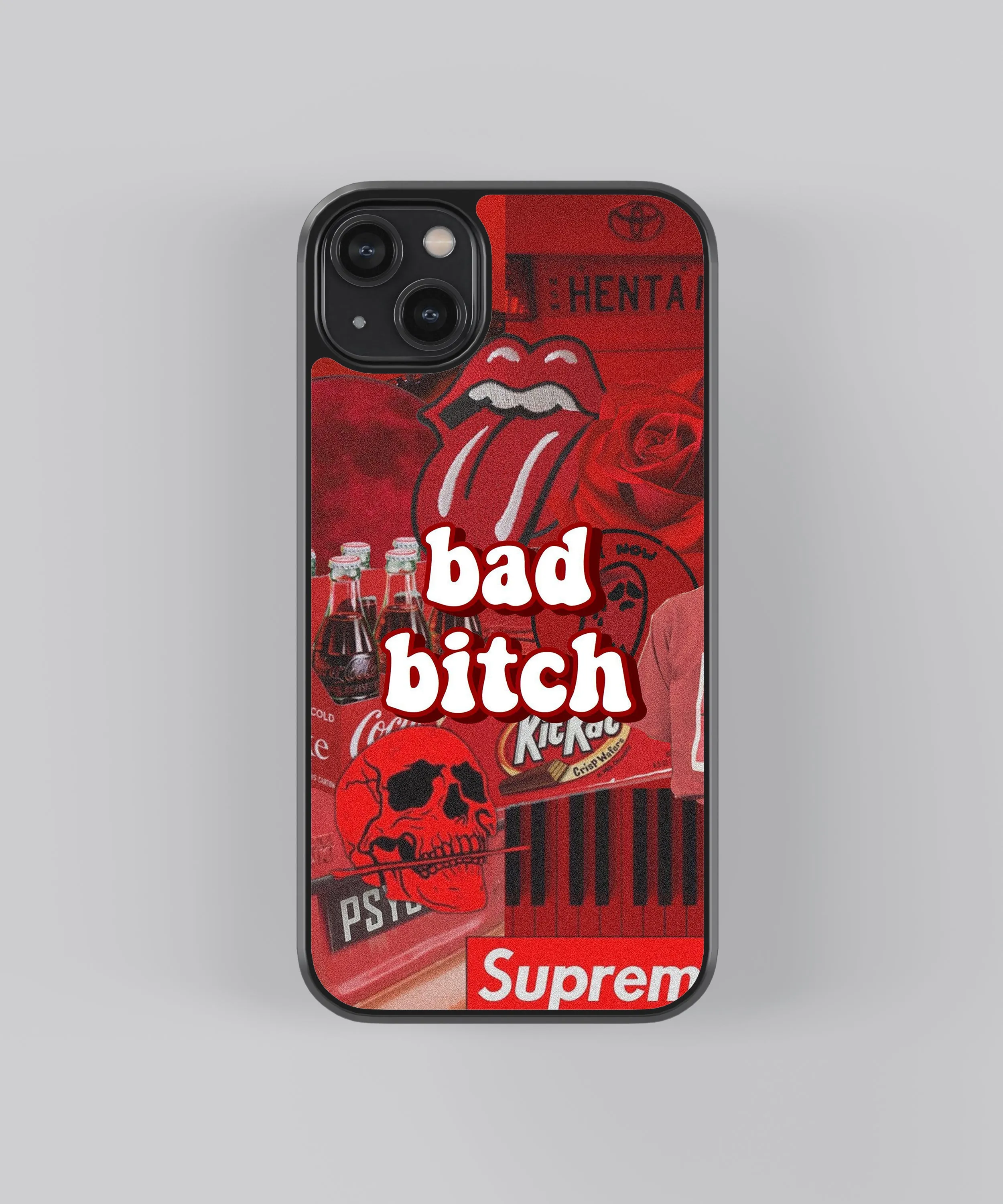 Bad B Y2K Glass Phone Case