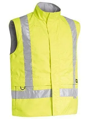 Bisley Workwear 3m Taped Hi Vis Wet Weather Anti Static Vest BV0363T