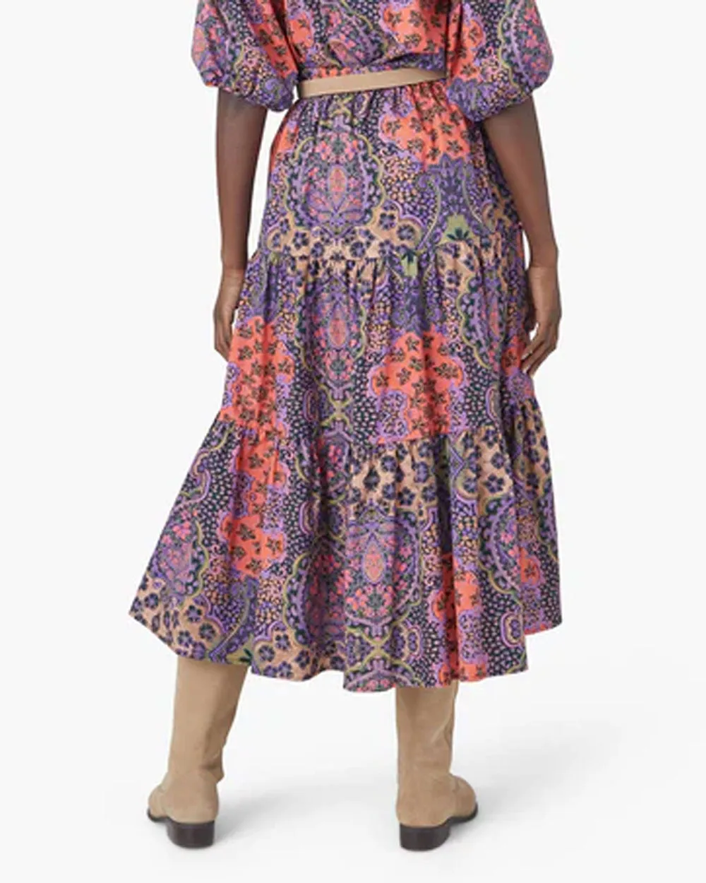 Black Opal Angeline Midi Skirt