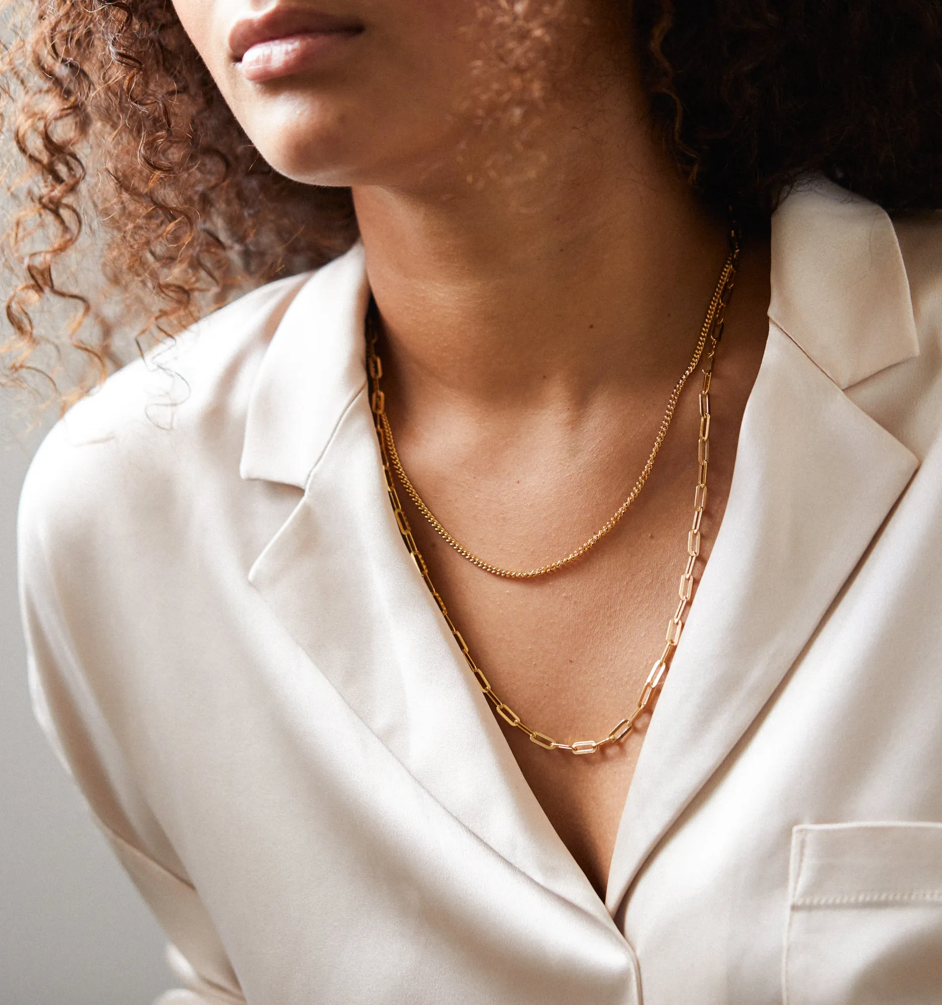 Bold Paperclip Chain Necklace