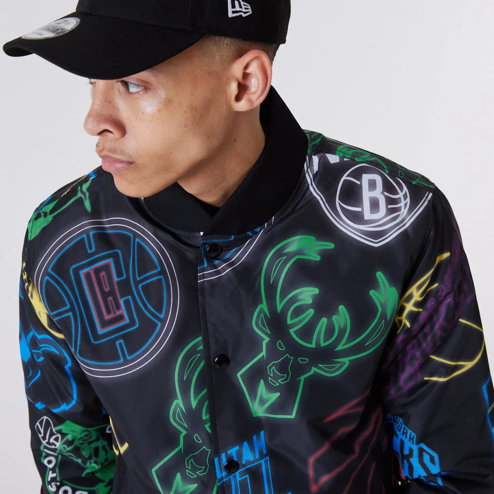 BOMBER NBA ALL OVER LOGO NEON COLLEGE