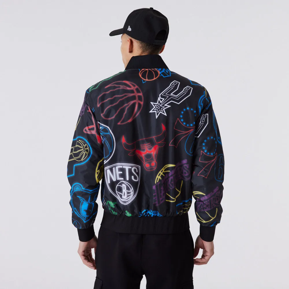 BOMBER NBA ALL OVER LOGO NEON COLLEGE