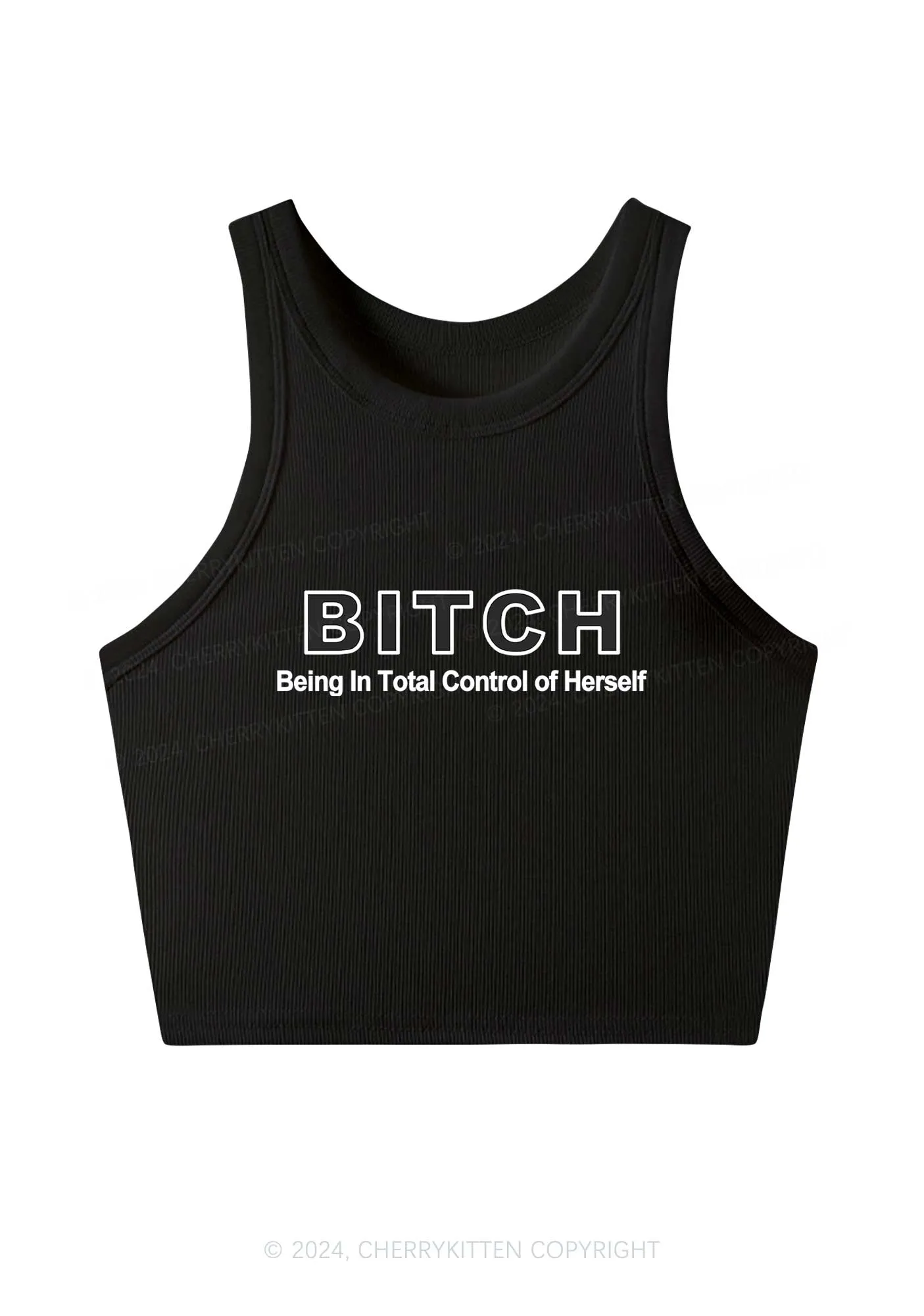 Bxxch Meaning Y2K Crop Tank Top Cherrykitten