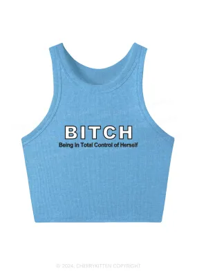 Bxxch Meaning Y2K Crop Tank Top Cherrykitten