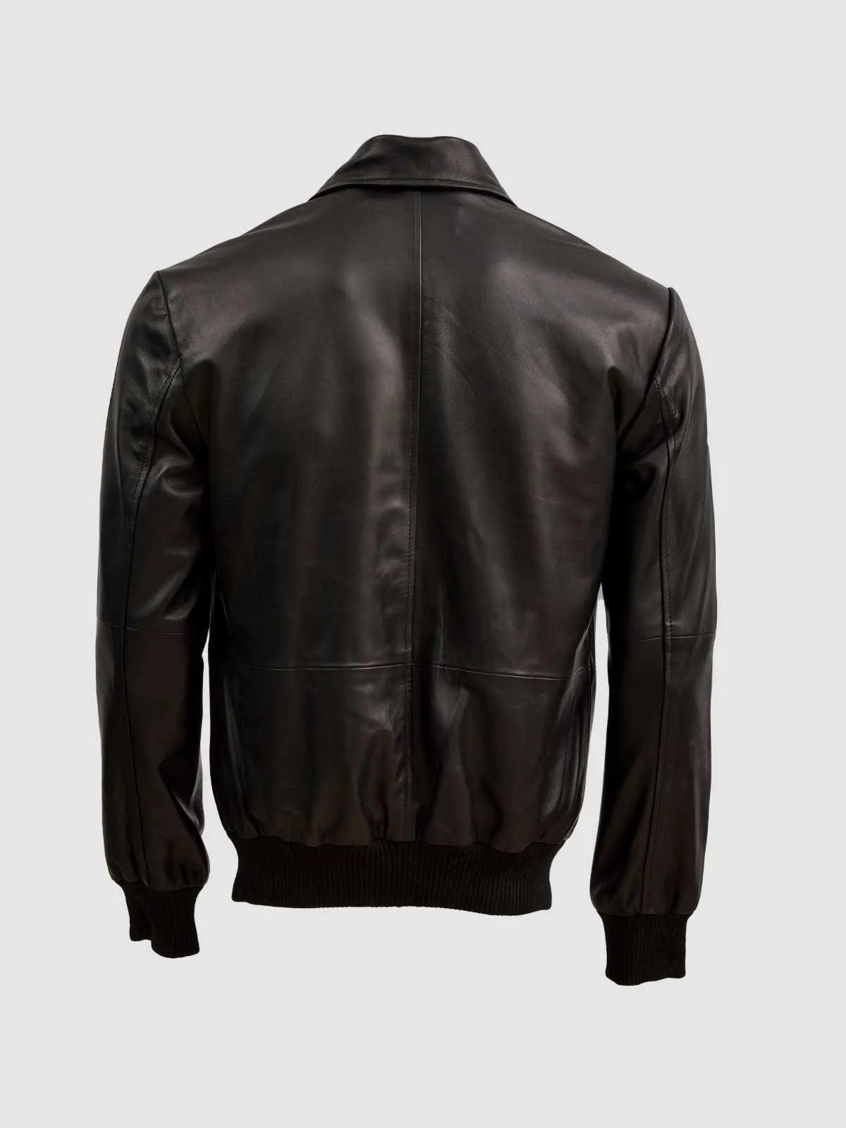 Classic Black Bomber Jacket