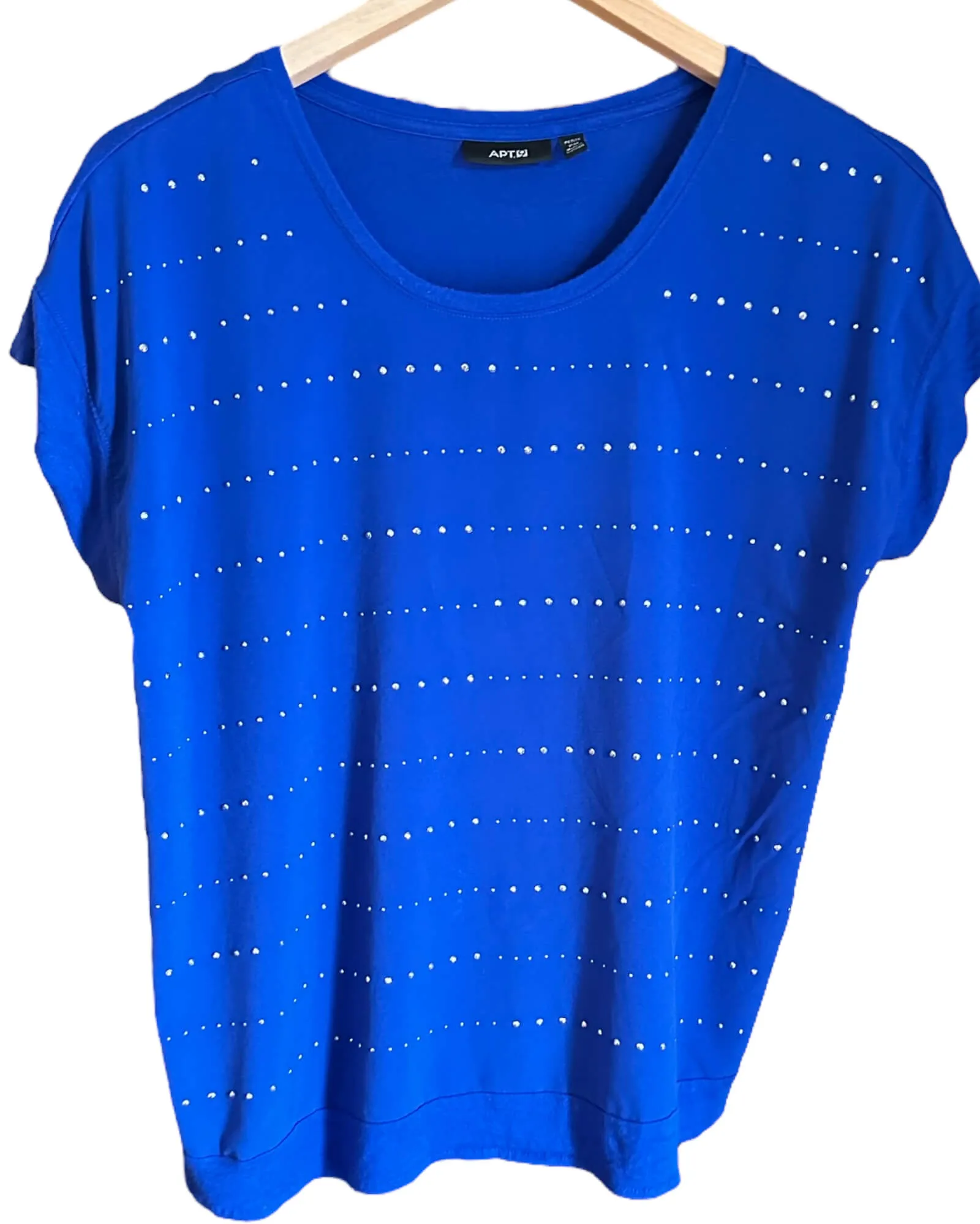 Cool Winter Lapis Silver Studded Top