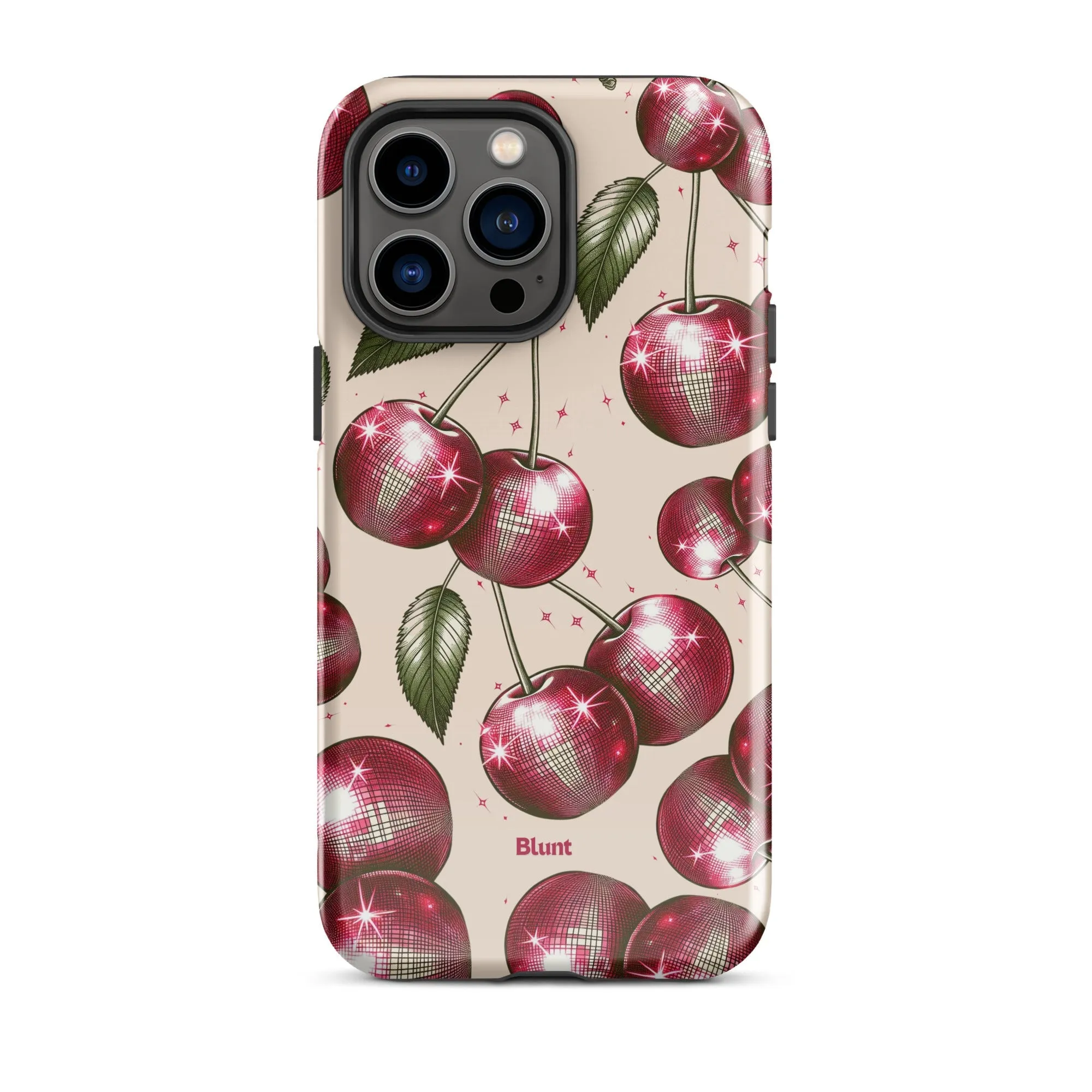 Cream Cherry Party iPhone Case