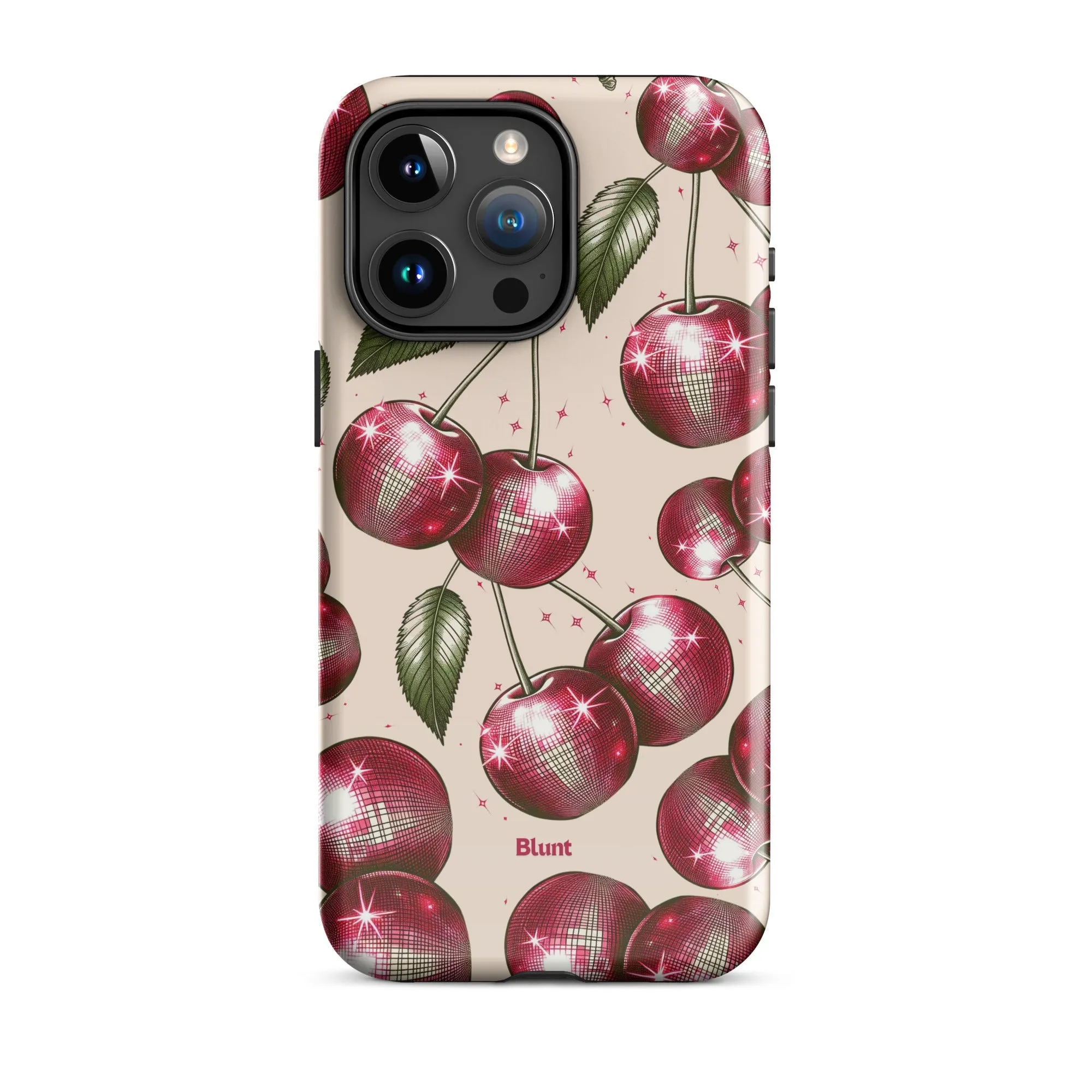 Cream Cherry Party iPhone Case