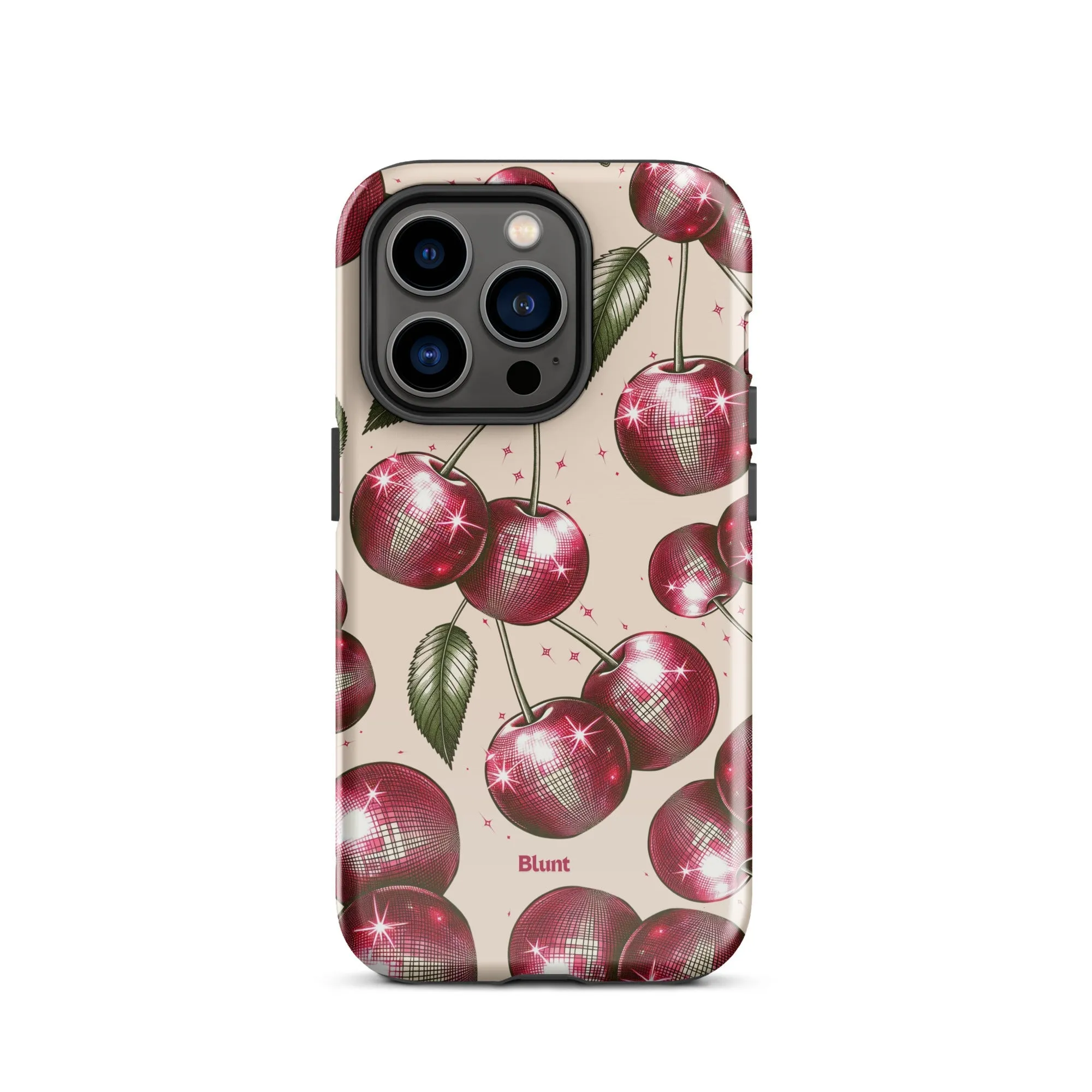 Cream Cherry Party iPhone Case