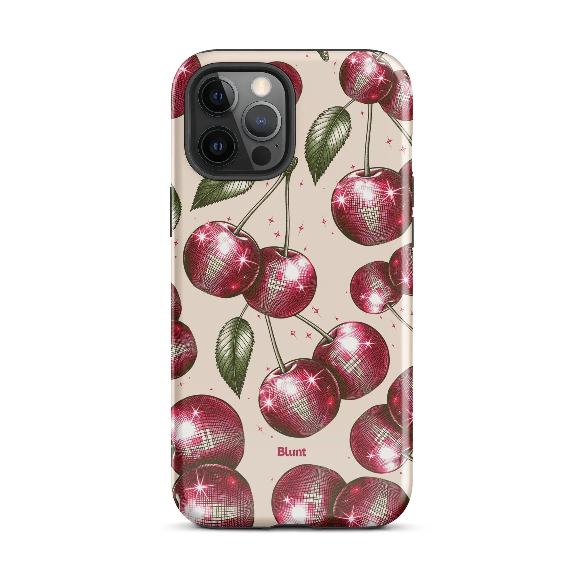 Cream Cherry Party iPhone Case