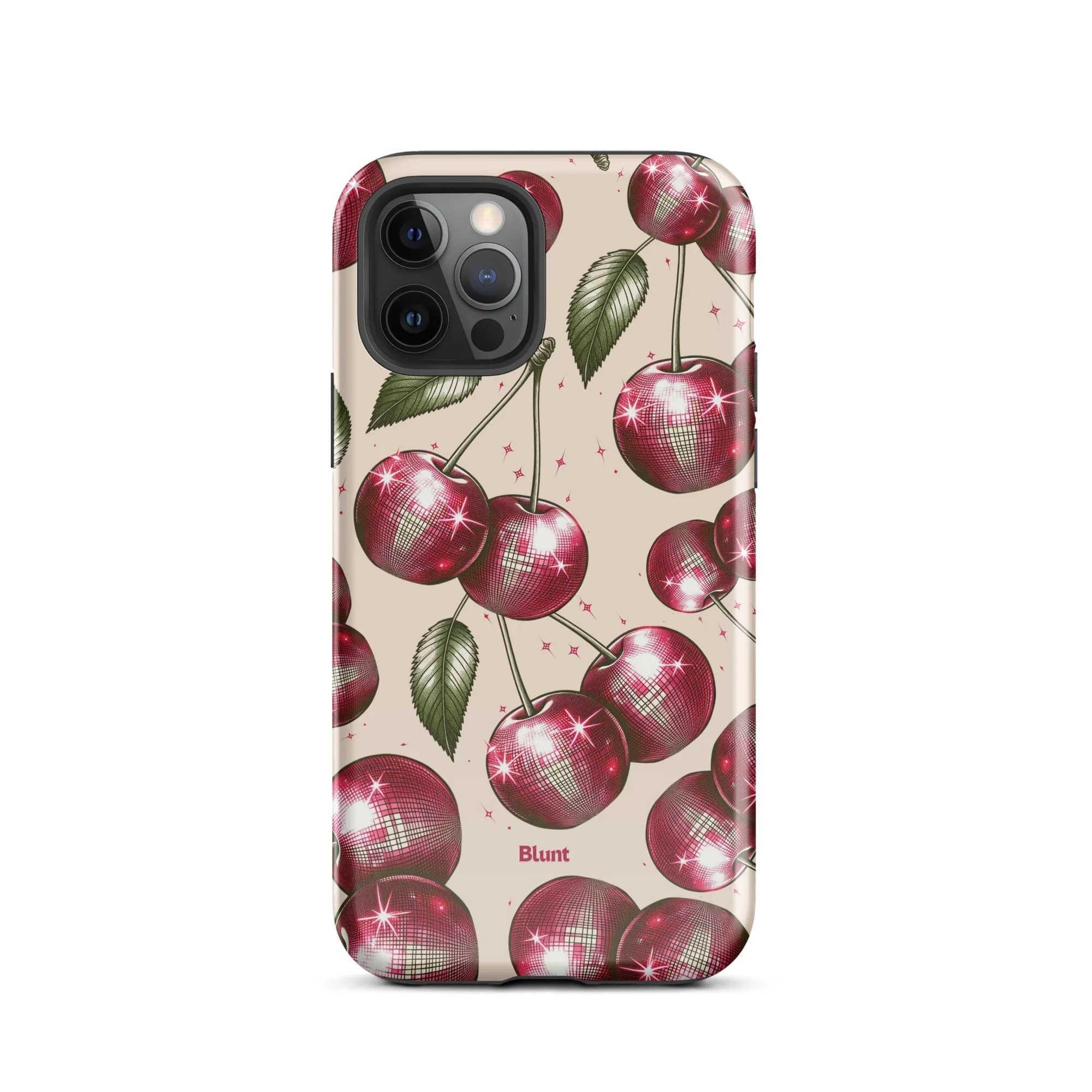 Cream Cherry Party iPhone Case