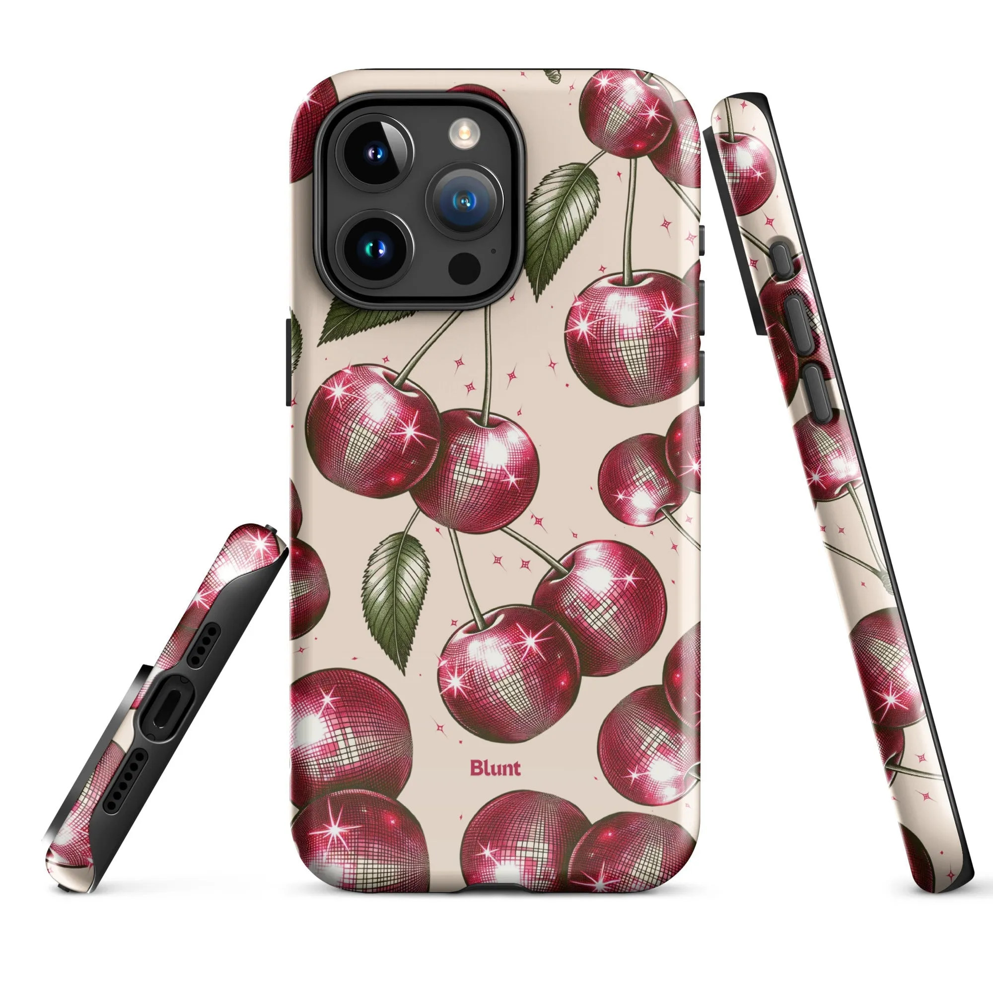 Cream Cherry Party iPhone Case