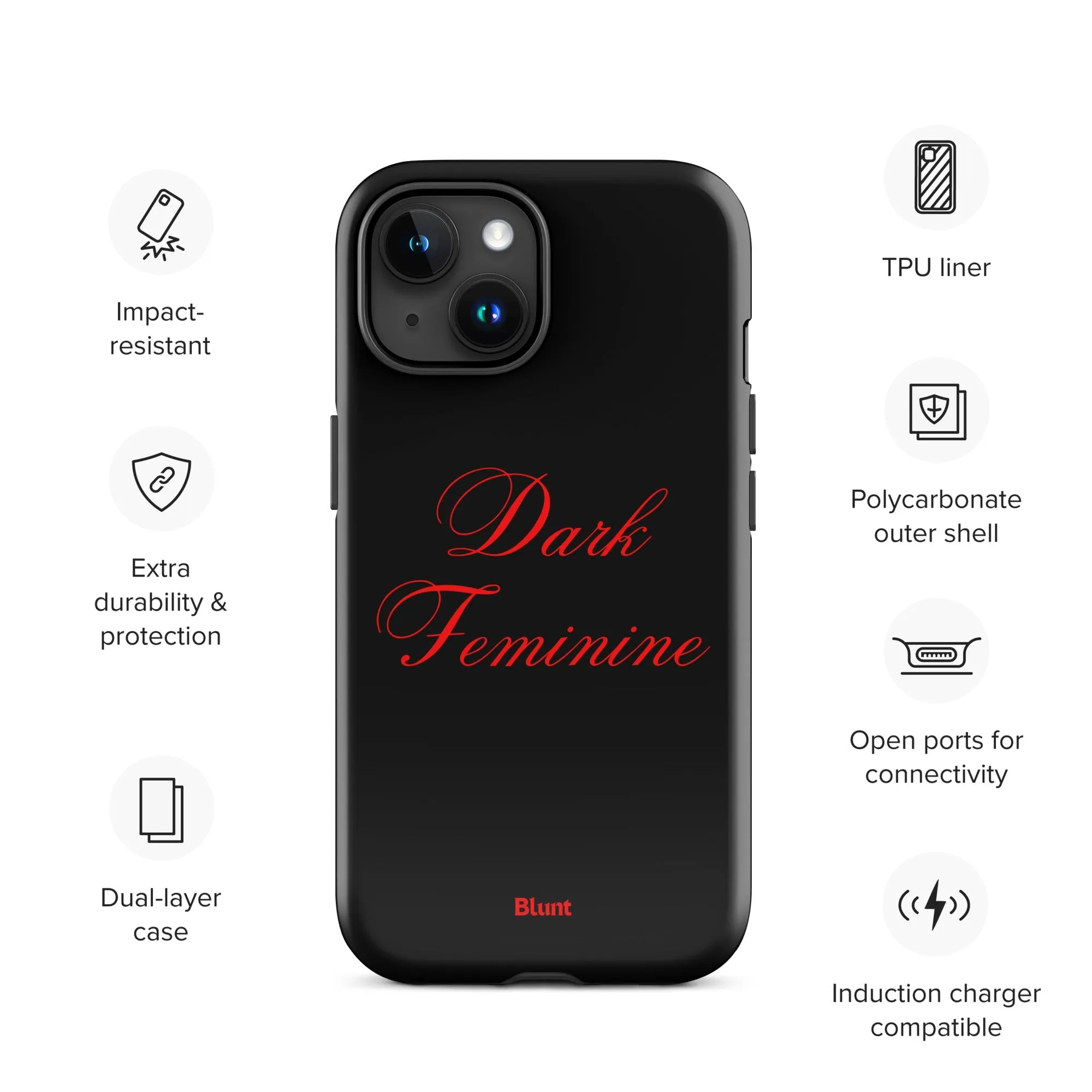 Dark Feminine iPhone Case