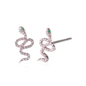 DIAMOND SNAKE STUDS