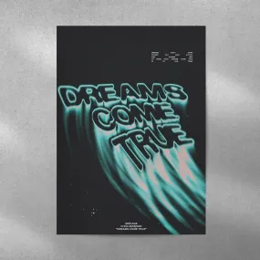 Dreams Y2K Aesthetic Metal Poster