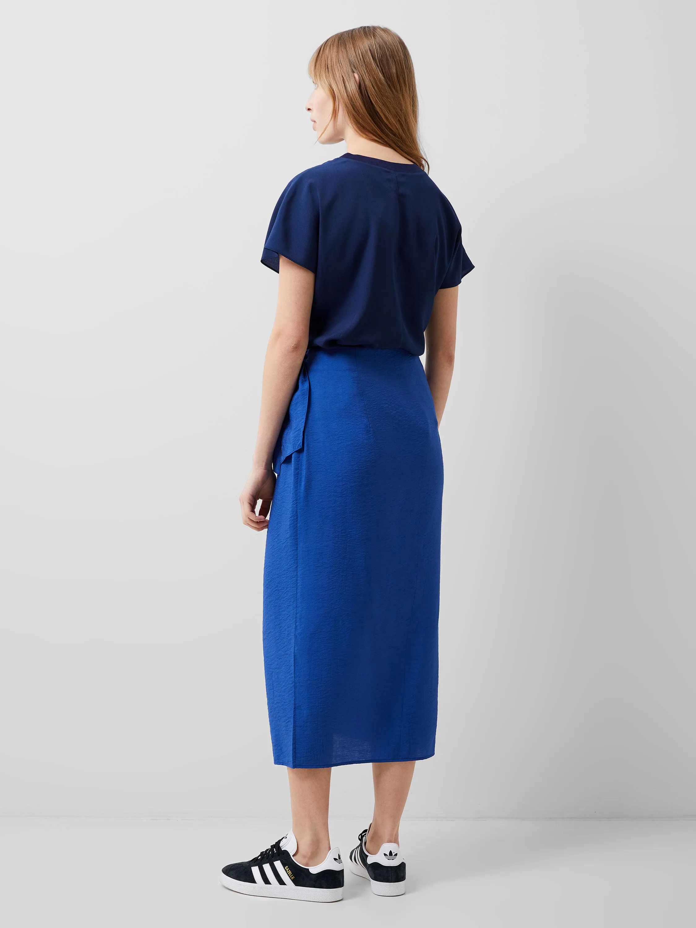 Faron Drape Midi Skirt