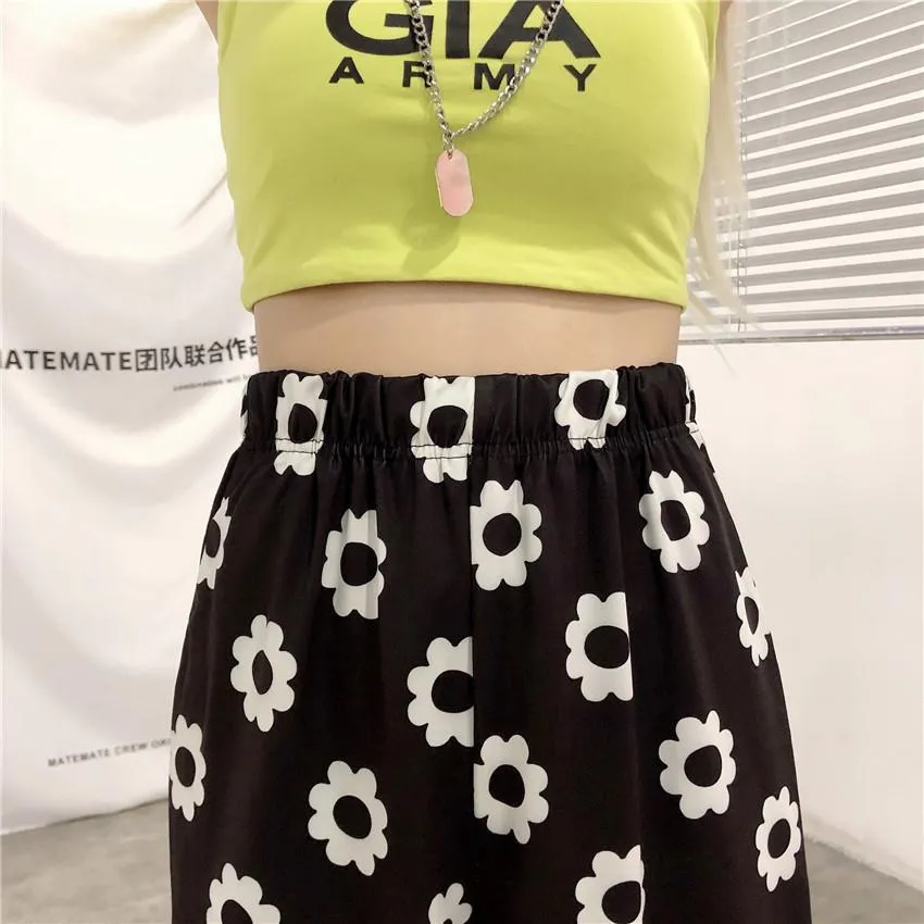 Flower Print Pants