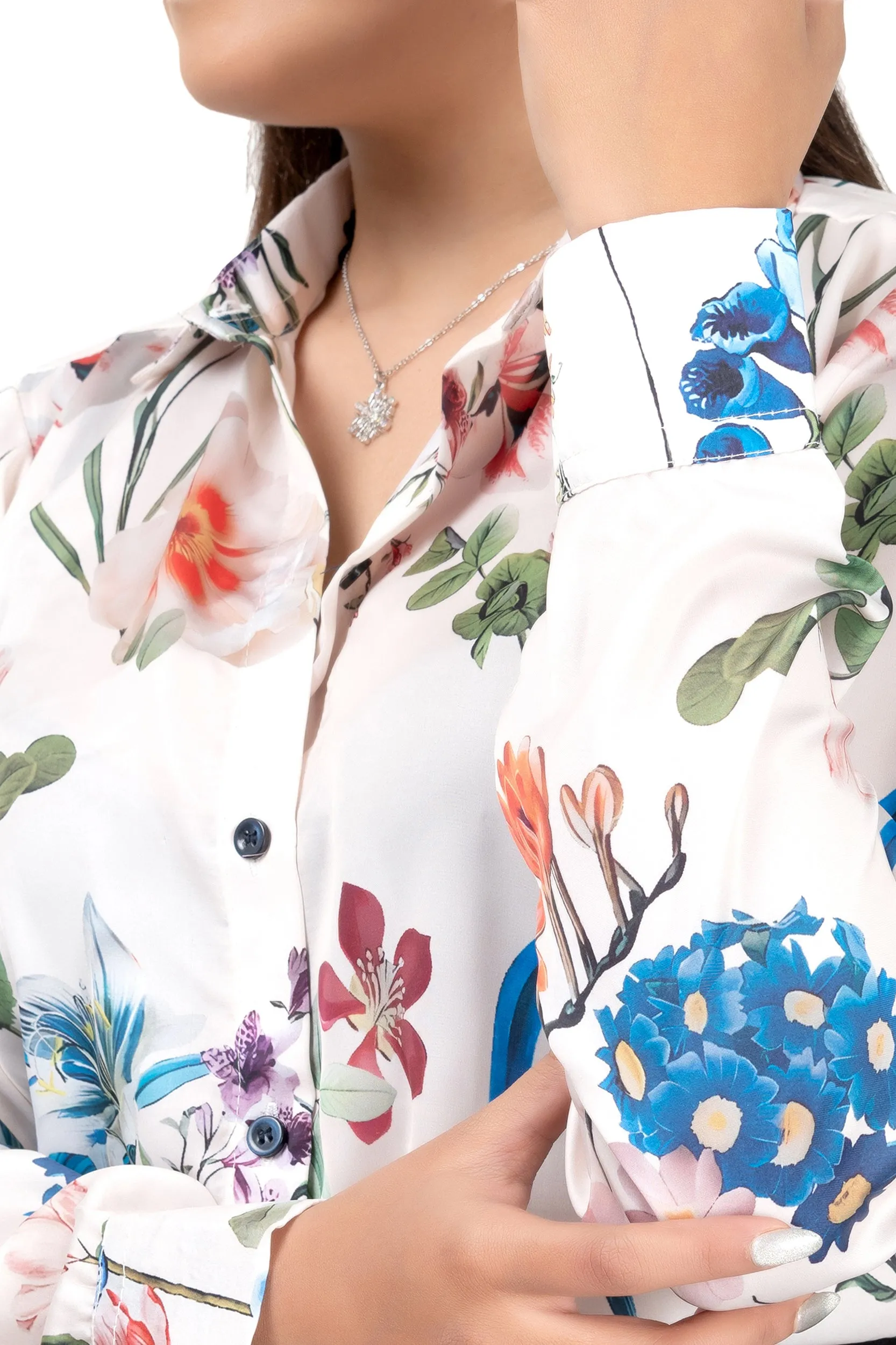 Garden of Eden Satin Shirt