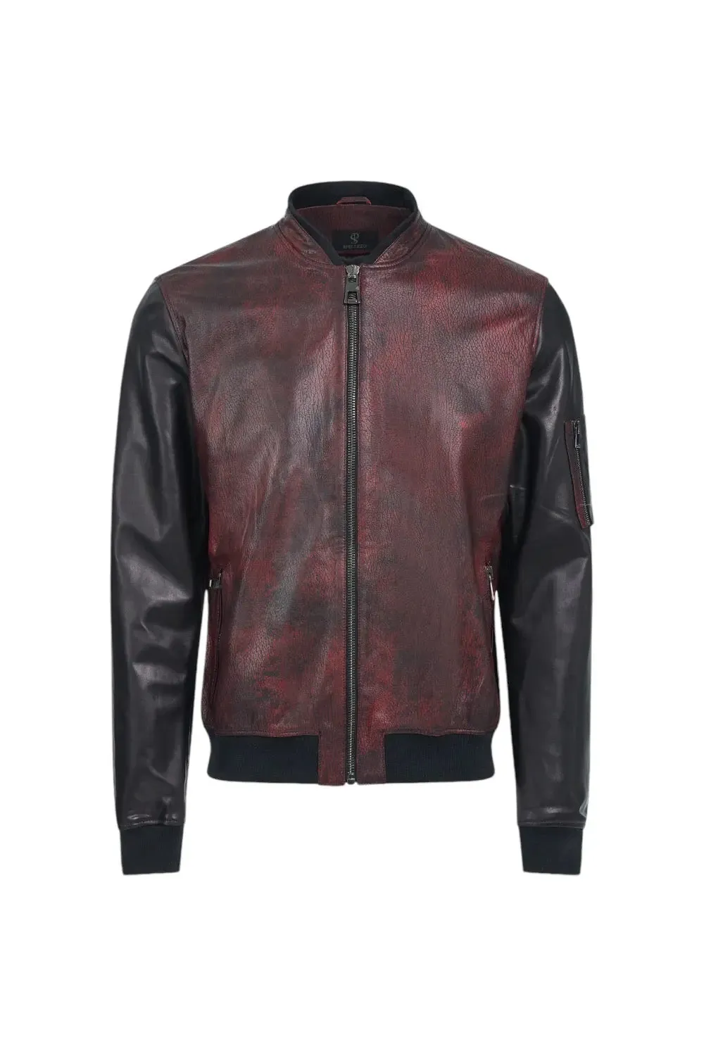 Gianni Leather Bomber Jacket