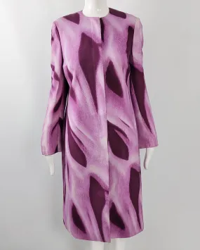 Gianni Versace Vintage Pink & Purple Silk Duster Jacket, S/S 1999