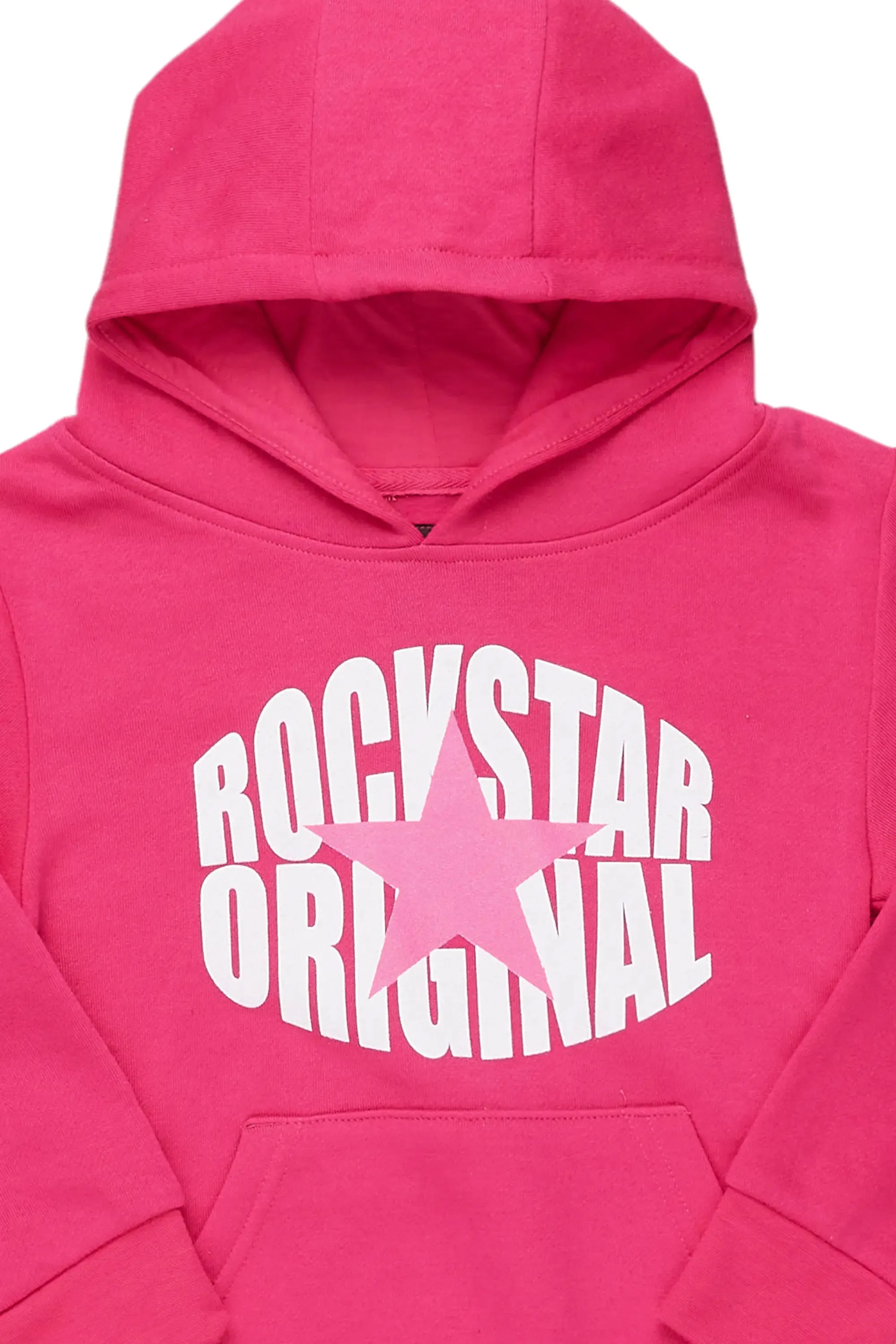 Girls Mia Fuchsia Graphic Hoodie