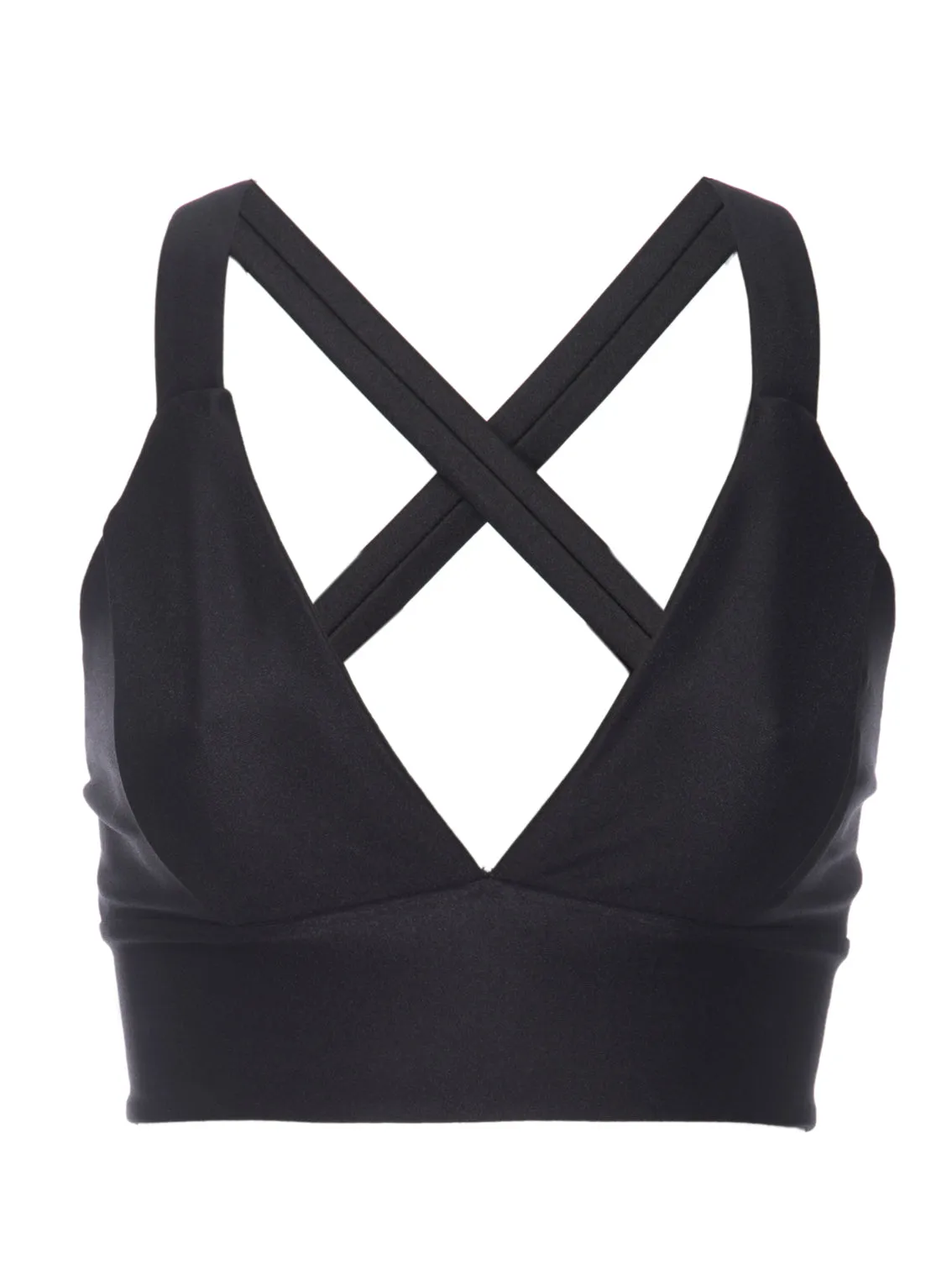 Gloss Plunge Sports Bra