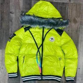 Hard Soda- patch bubble jacket (green)