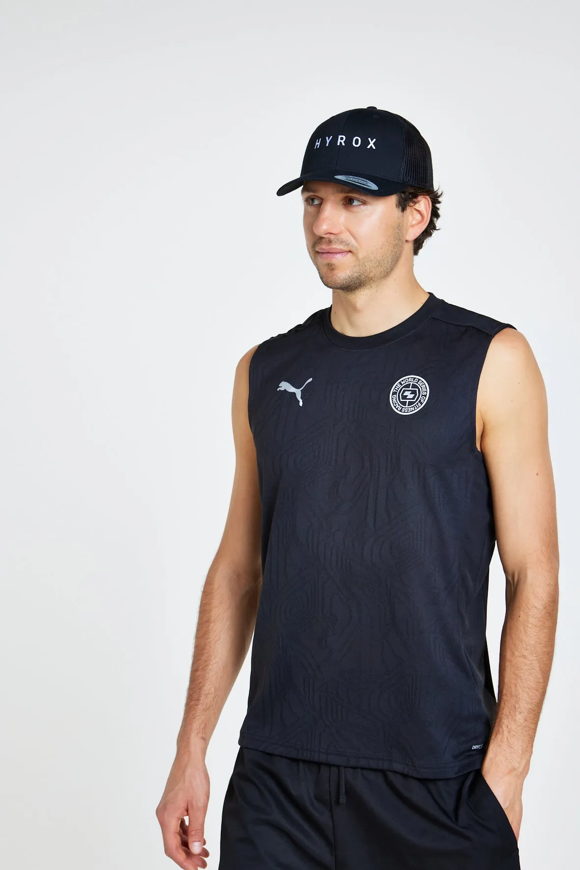 HYROX|PUMA LS Training Tank - Black