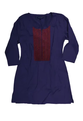 ISHA Embroidered Pure Cotton Jersey Tunic