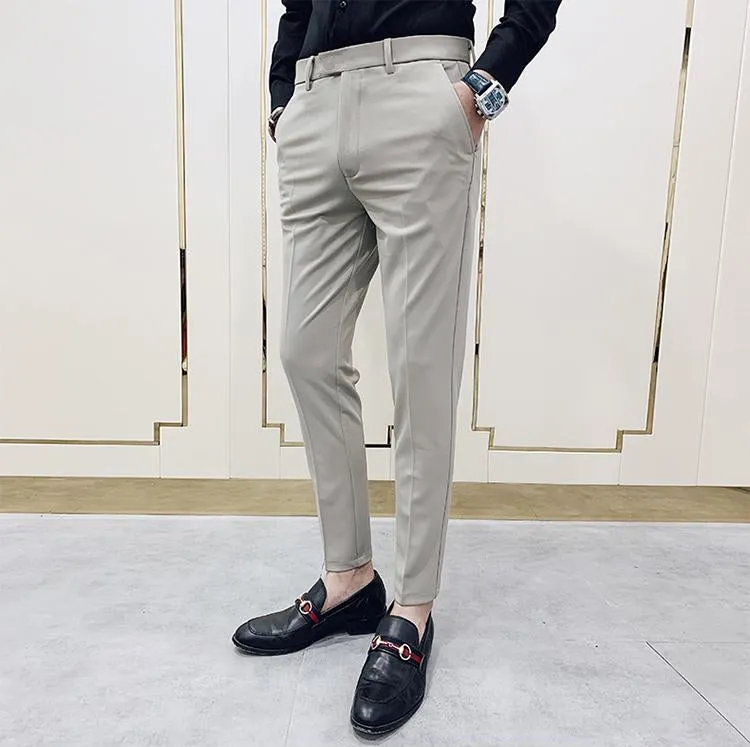 Italian Vega Royal Biege Trouser Slim Fit