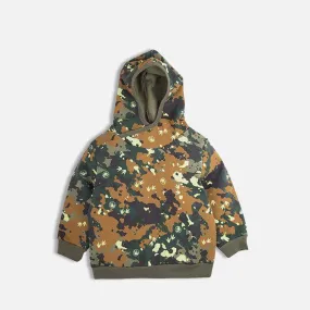 Kapuzen-Sweatshirt mit Camouflage-Muster