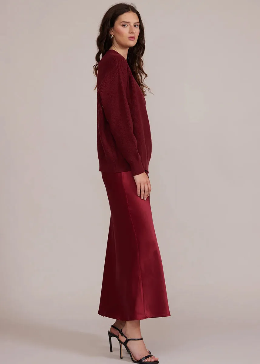 Katianna Maxi Skirt - Maroon