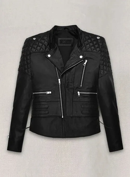 Kristen Stewart Moto Quilted Leather Jacket