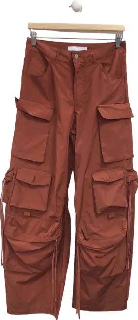 Leem Rust Cargo Trousers UK S