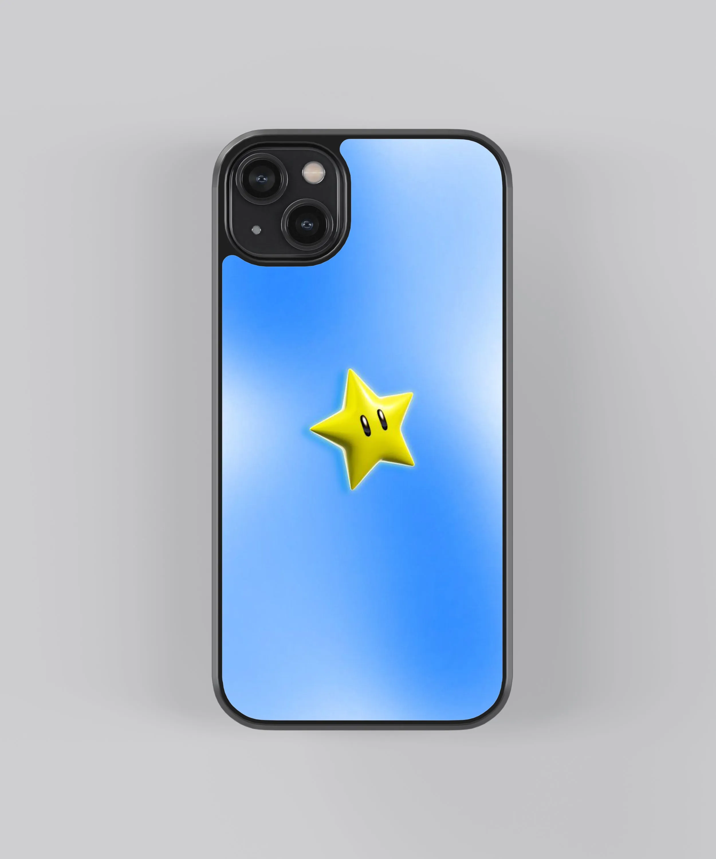 Mario Super Star Y2K Glass Phone Case Cover