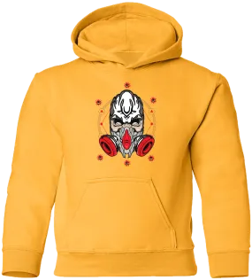 Masked Zombie Halloween Costume Youth Pullover Hoodie