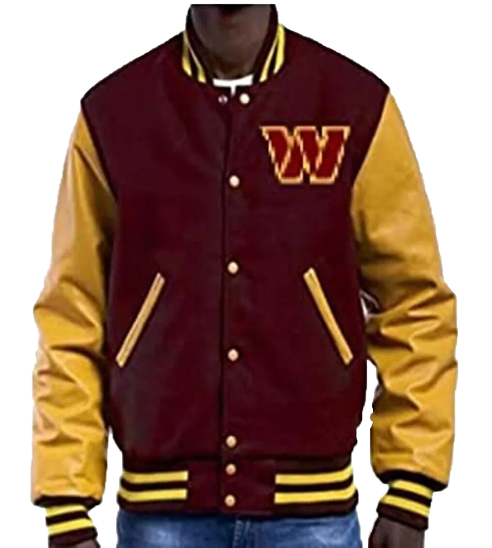 Men’s American Football Club Washington Commander Varsity Jacket | Men Varsity