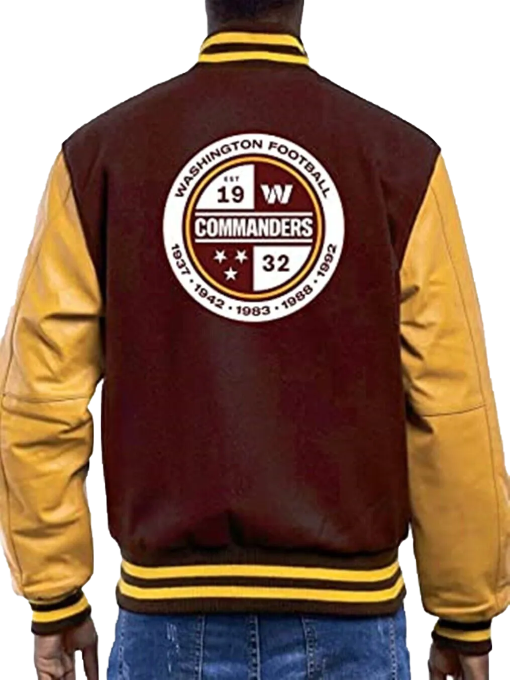 Men’s American Football Club Washington Commander Varsity Jacket | Men Varsity