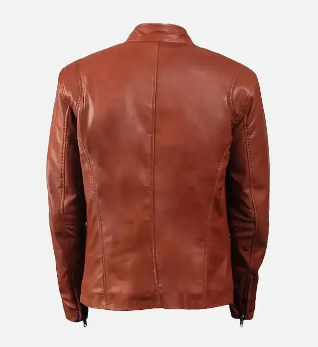 Men’s Iconic Brown Leather Jacket