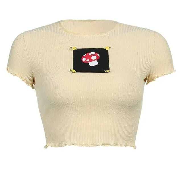 Mushroom Crop Top