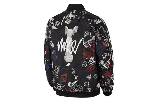 Nike Sportswear NSW All Over Print Bomber Men's Jacket Black